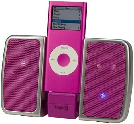Logic3 iStation Traveller Portable Speaker System (Pink) by Logic3