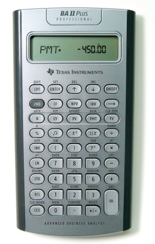 Texas Instruments BA II+ PRO Calculator