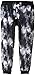 Southpole Men's Big and Tall Jogger Pants in Funky Tie Dye Fleece Fabric with Drop Crotch