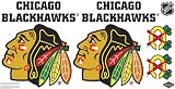 NHL Chicago Blackhawks Car Decals Medium - 49-by-25-Inch