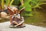 Fairy with Flute Garden Statuary