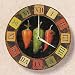 CHILI PEPPERS southwestern kitchen WALL CLOCK art NEW