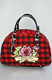 Betsey Johnson The Weekender in Red Inked Up,Bags (Handbags/Totes) for Women