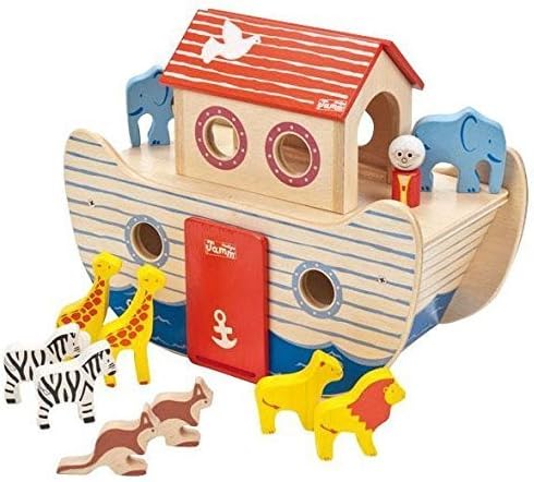 Indigo Jamm CIJ2051 Noah's Wooden Ark Playset by Prodotto