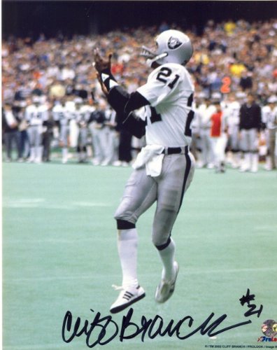Cliff Branch Autographed/Hand Signed Oakland Raiders 8x10 Photo