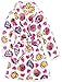 Shopkins Girls' Big Girls' 3-Piece Pajama Set with Robe, White/Pink, 7/8