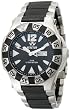 REACTOR Men's 53501 Gamma Black Dial Two-Tone Stainless Steel Bracelet Watch