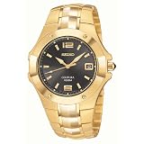 Seiko Mens Coutura Gold-Tone Watch #SGEC72 by Seiko