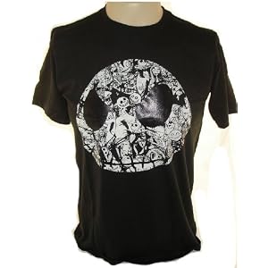 Nightmare Before Christmas T-Shirt - Jack Skellington's Face with a Collage of NBX Characters