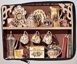 IMAGE OF Cottage Shelf Design Laptop Sleeve - Note Book sleeve - Apple iPad - Apple iPad 2 - Android sleeve - can be used for for Fujitsu, Kindle, Samsung, Dell, Acer, ASUS Eee PC, Gateway, HP, Sony, Compaq, IBM, Mac, Sharp, Toshiba models - Unisex - Ideal gift for all occassions!
