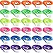 Tayarana Soft Magic Worms Toy Wiggly Jiggly Worms Twisty Fuzzy Worms on String Carnival Party Favors (30 pcs)