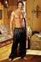 Unisex Sleepwear Pant Red or Black Lounge Pant Pjs Size:: Black Medium