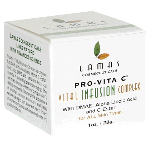 Lamas Beauty Pro-Vita C Vital Infusion Complex, with DMAE, Alpha Lipoic Acid and C-Ester,... by Lamas Beauty
