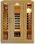 3 Person Sauna Hemlock Carbon Fiber Dry Heat FAR Infrared Portable Detox New