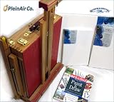 (New) Hardwood Artist Easel Set; 72 Tubes of Paint, 42 Brushes, 6 Canvases, Complete Art Supplies & Much More