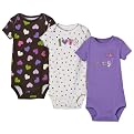 Just One Year- 3pk Bodysuit- Lilac Love
