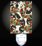Cows in Poppies Decorative Night Light