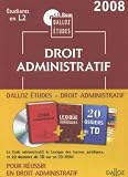 Revue Dalloz-Sirey  / CD-Rom Dalloz Etudes Administratif 2008