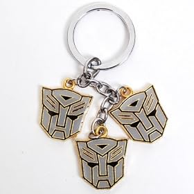 Transformers Metal Keychain Keyring Key Ring Chain