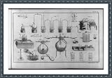 Historic Print (S): [Scientific apparatus used by Lavoisier in studying chemical reactions in combustion of