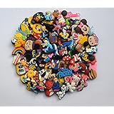 Lot of 100 Pcs PVC Different Shoe Charms for Croc & Jibbitz Bands Bracelet Wristband