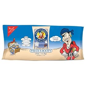 Pirate's Booty, Aged White Cheddar, Multi-Pack, 1-Ounce Bags (Pack of 72)
