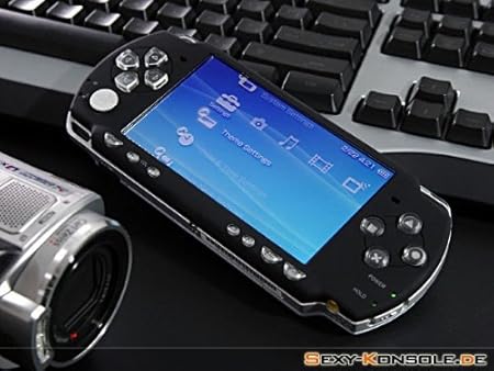 Faceplate / Gehäuse / Cover für PSP Slim & Lite - Schwarz / Black