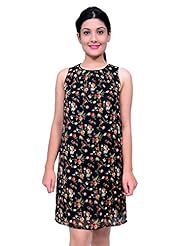 Georgette/Polyester Summer Sleeveless Evening Dress/Party Dress 