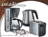 Produkt-Bild: K&uuml;chen-Set Wasserkocher + Kaffeemaschine + Toaster Swarovski Elements