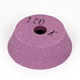 uxcell カップタイプ　研磨ホイール　アランダム　レッド　100mm x 35mm x 20mm 80グリット