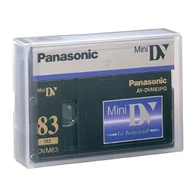 Panasonic AY-DVM83PQUS Professional Quality Mini DV Tape - 83 Min.