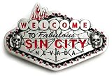 SIN CITY Las Vegas Belt Buckle Gamble Tattoo Vice Devil
