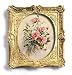 Floating Roses - Gold Frame Magnet with pop-out easel (2-3/4" x 2-1/2")