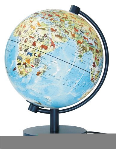 11 Childrens Globe W/ Animals