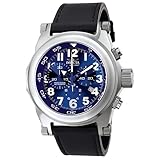 Invicta Men's F0047 Exclusive Force Collection Chronograph Black Leather Watch
