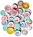 Blumenthal Lansing Company, Pastels Favorite Findings Basic Buttons Assorted Sizes, 130/Pkg