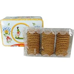 Patisserie Gourmande French butter cookies galettes in decorative tin