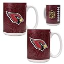 NIB Arizona Cardinals NFL Ball Ceramic Coffee Mug Set