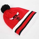 Chicago Bulls - Cuffed Pom Beanie By Mitch and Ness