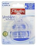 Playtex Baby VentAire ADVANCED Wide (NaturalShape) Nipples: Slow Flow