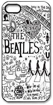 Mystic Zone Popular Band The Beatles Pattern Plastic Hard Case for iPhone 5/5S