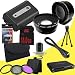 NPFH50 Lithium Ion Replacement Battery w/Charger + 16GB SDHC Memory Card + 3 Piece Filter Kit + Mini HDMI + USB SD Memory Card Reader /Wallet + Deluxe Starter Kit + Wide Angle/Telphoto Lenses for Sony Cybershot DSC-HX100V Digital Camera DavisMAX Bundle