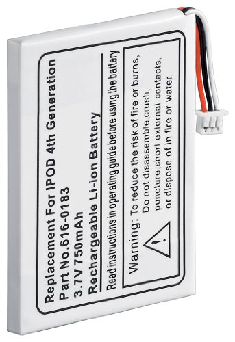 1aTTack Ersatzakku f&uuml;r Apple iPod 4 (750mAh) Preisvergleich