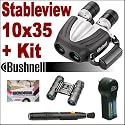 Bushnell Stableview 10x35 Image Stabilizing Indoor outdoor Hunting Spotting Binocular Plus Accessory Package