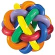 Multipet's Rubber Nobbly Wobbly Dog Toy, 3-Inch