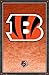Cincinnati Bengals (New Logo) Black Wood-Mounted Framed Sports Poster Print - 24
