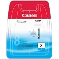 Canon - BJ CRG CLI-8 C BL EUR SEC - Cartouche d'encre d'origine s�par�e FINE  - Cartouche Couleur Blister s�curis� - 0621B006