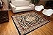 Generations pre8024black_2x8 Traditional Opera Persian Area Rug, 2' x 7', Black