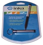  : Inka Pen/PDA Stylus, Carbon Fiber & Stainless Body, Blue Ink