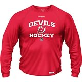 Reebok New Jersey Devils Center Ice Progression Long Sleeve Speedwick T-Shirt Extra Large